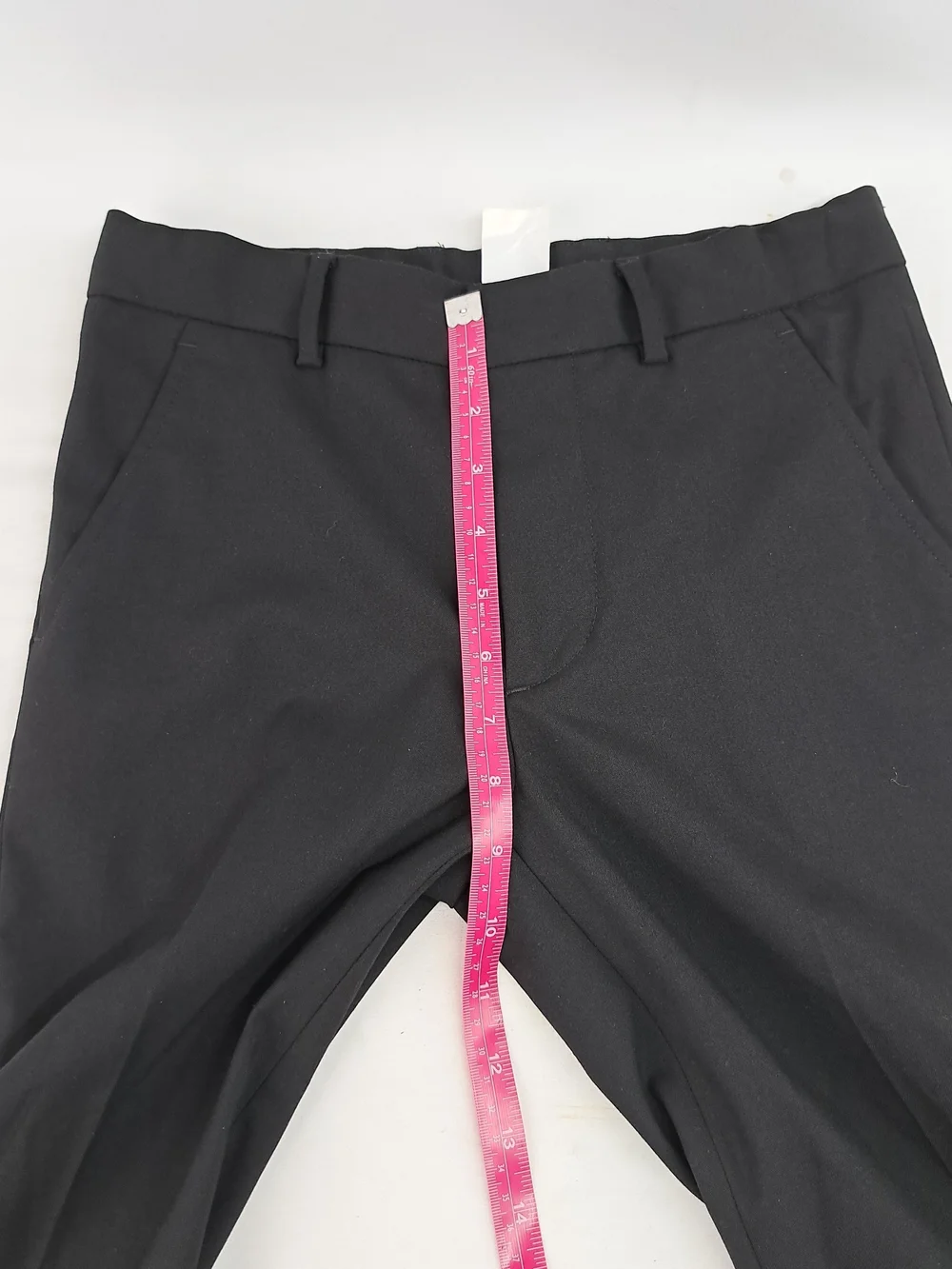 Black Boys Dress Pants Elastic Waist Pull On Formal Slacks Pants Size 8 Regular